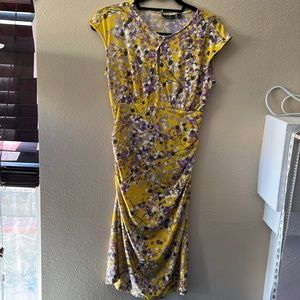 Yellow floral Apt 9 Dress